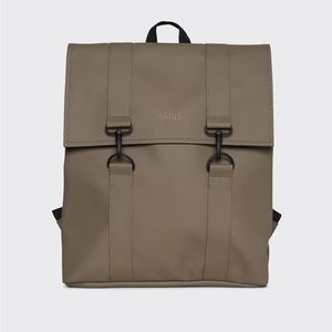 NWT Rains MSN Waterproof Backpack in Wood